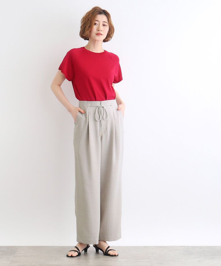 grove「麻調ロープベルトパンツ」|その他|