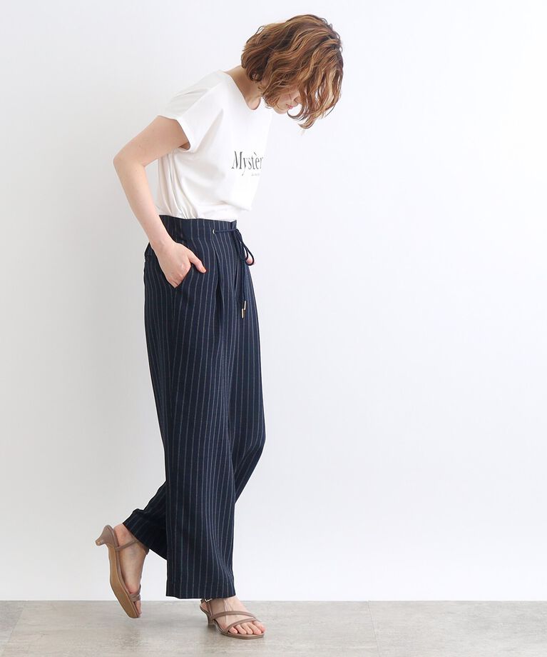 grove「麻調ロープベルトパンツ」|その他|