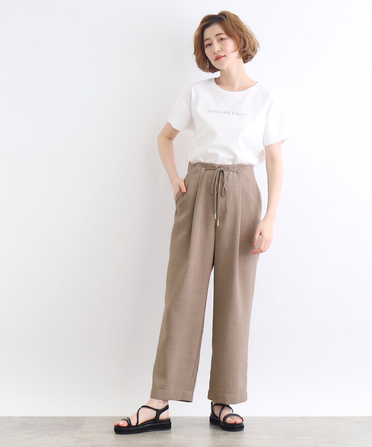 grove「麻調ロープベルトパンツ」|その他|