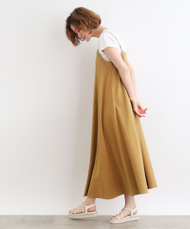 grove「【雑誌掲載】キャミワンピース×ロゴTシャツSET」|ワンピース|