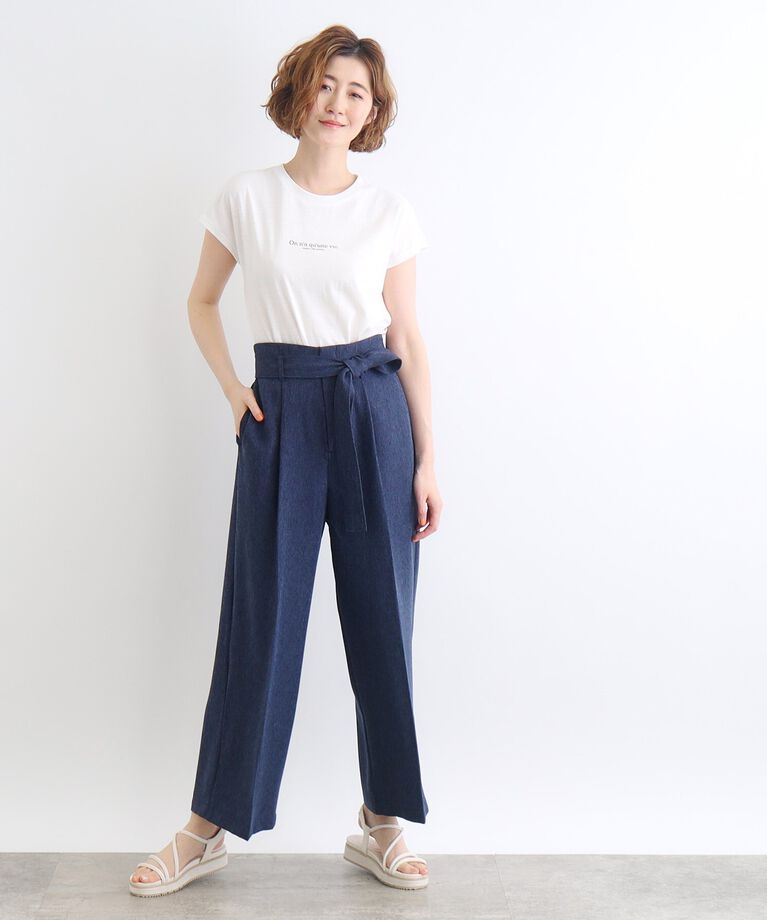 grove「【雑誌掲載】キャミワンピース×ロゴTシャツSET」|ワンピース|