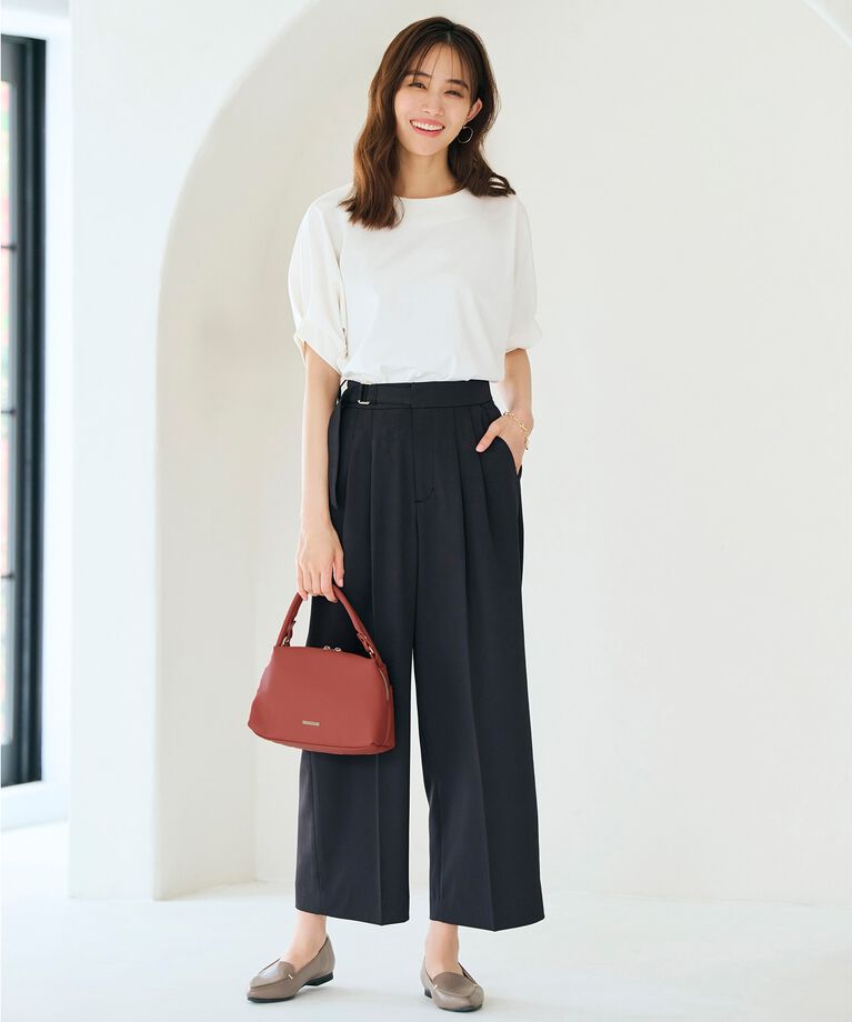 grove「＜接触冷感＞ドレープワイドパンツ」|その他|