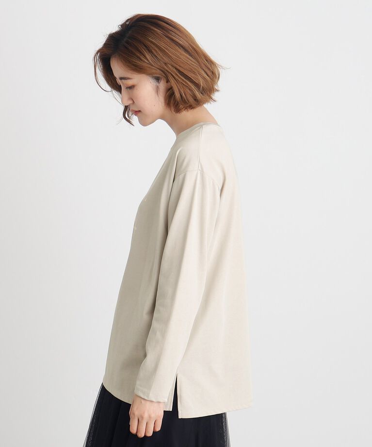 grove「【雑誌掲載】＜UVカット＞ロゴアソートロンT」|Tシャツ・カットソー|