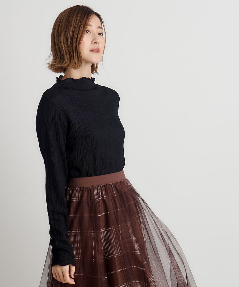 grove「【雑誌掲載】グロッシーシャーリングプルオーバー」|Tシャツ・カットソー|