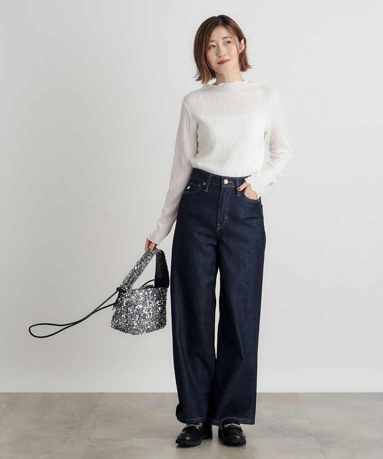 grove「【雑誌掲載】グロッシーシャーリングプルオーバー」|Tシャツ・カットソー|