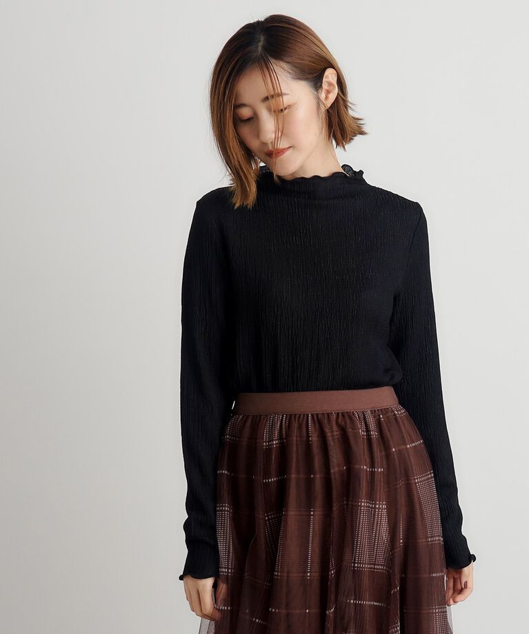 grove「【雑誌掲載】グロッシーシャーリングプルオーバー」|Tシャツ・カットソー|