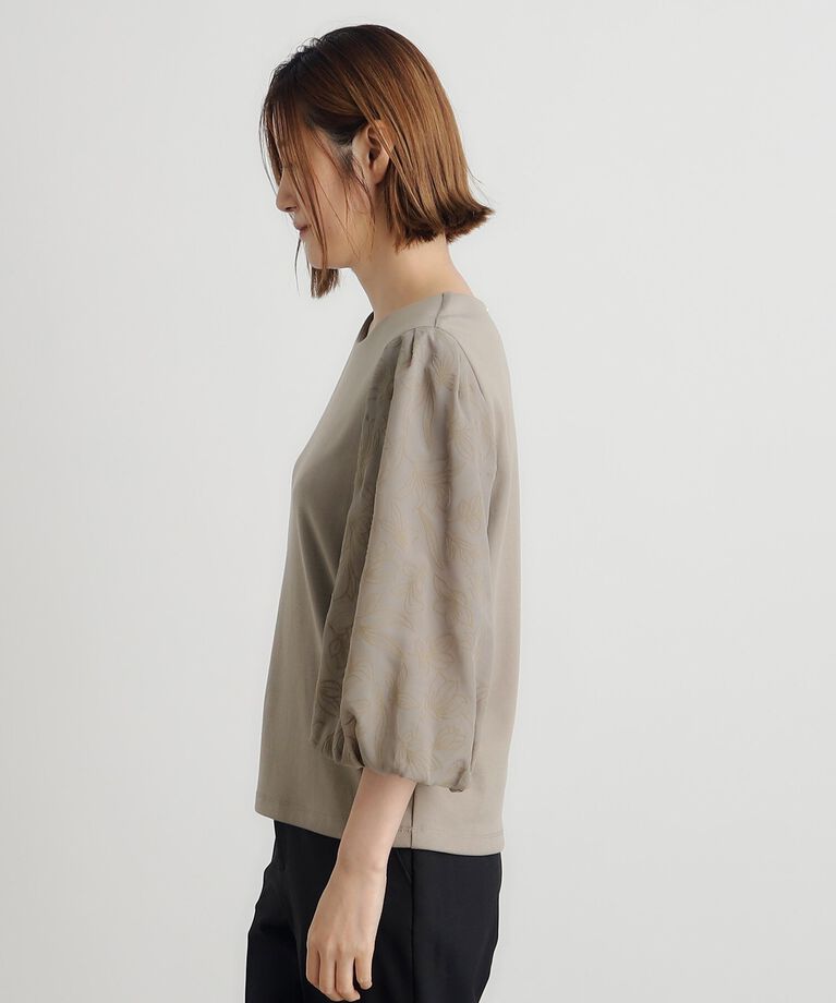 grove「袖フロッキープリントカットプルオーバー」|Tシャツ・カットソー|