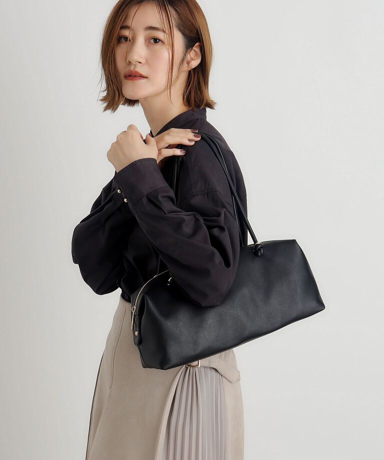 grove「ロープノットロングハンドルボストン」|ハンドバッグ|