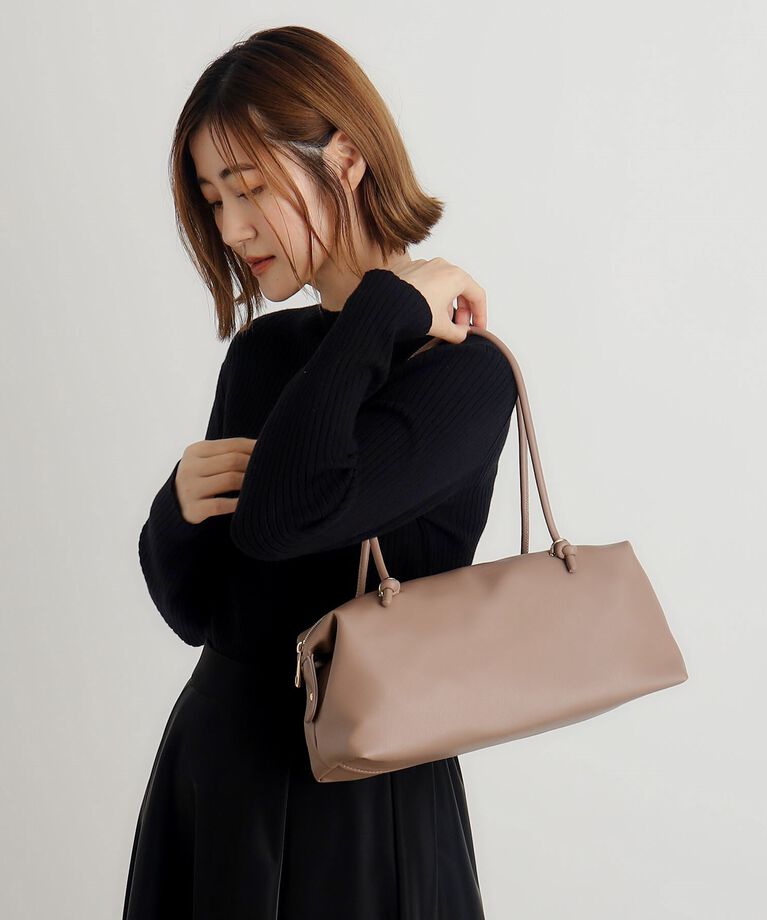 grove「ロープノットロングハンドルボストン」|ハンドバッグ|
