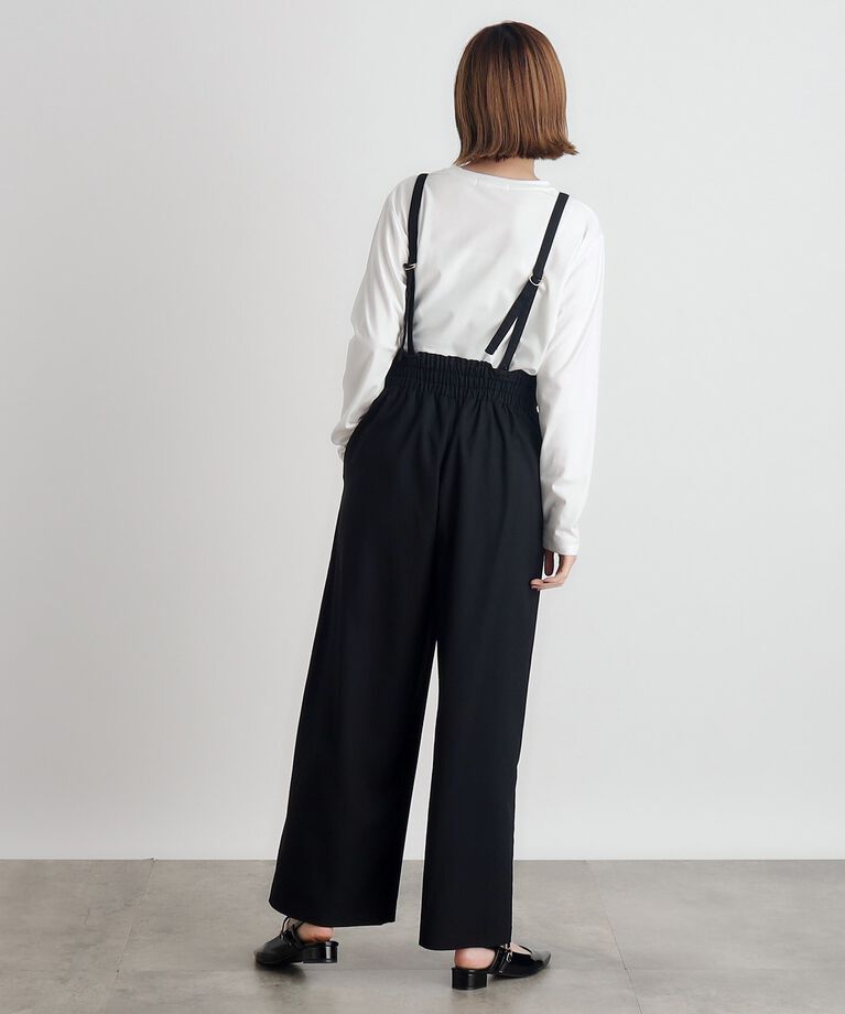 grove「2WAYショルダーストラップワイドパンツ」|その他|