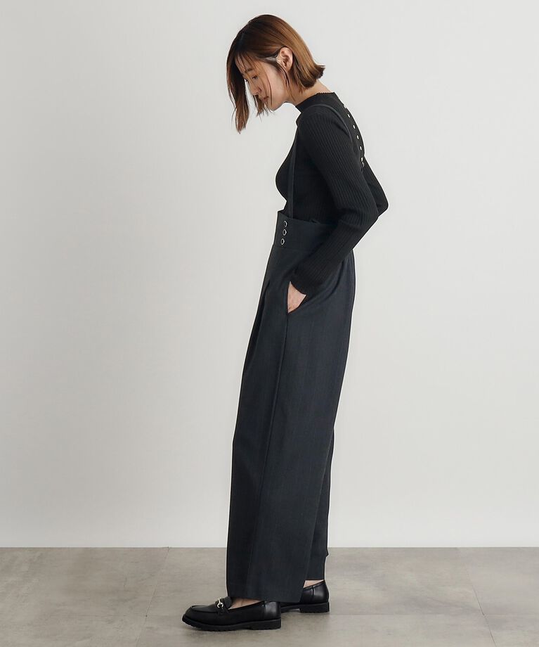grove「2WAYショルダーストラップワイドパンツ」|その他|