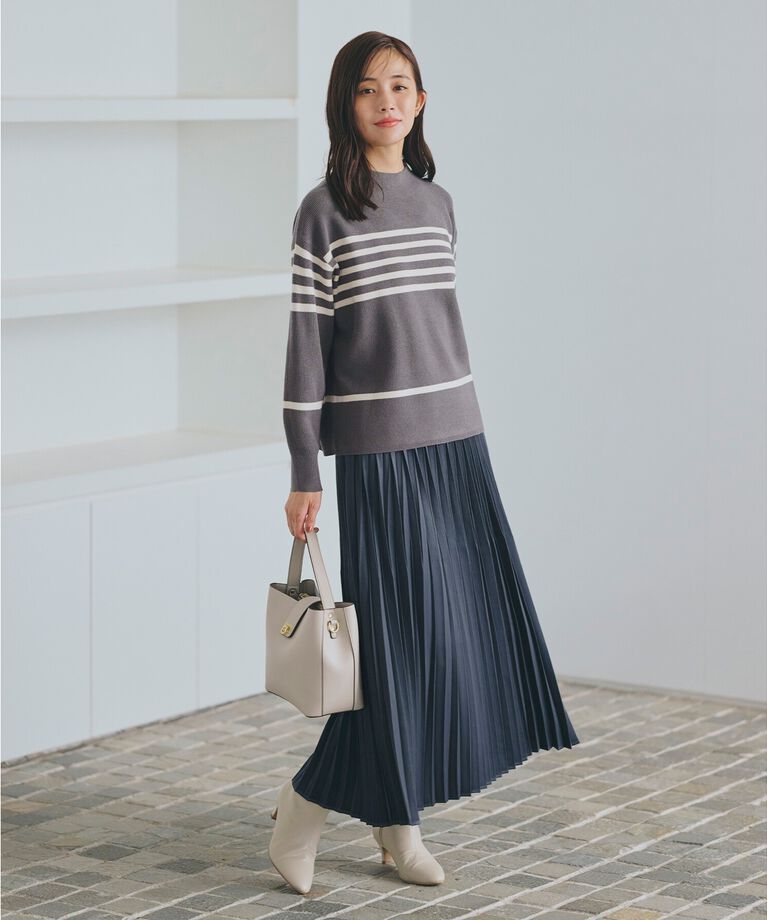 grove「スウェーディサテンプリーツスカート」|スカート|