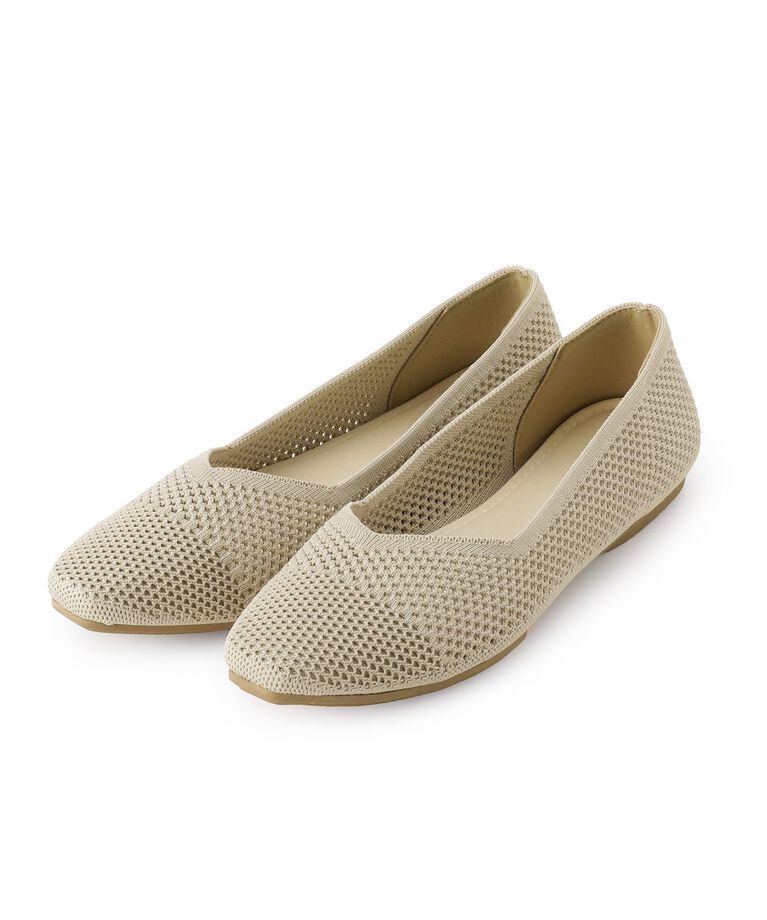 grove「【人間工学】洗えるニットパンプス」|その他|グレージュ(650)