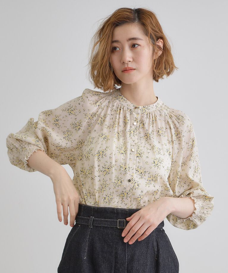 grove「【デイリーから特別な日まで】華やかさを纏うヴィンテージサテンブラウス」|シャツ・ブラウス|