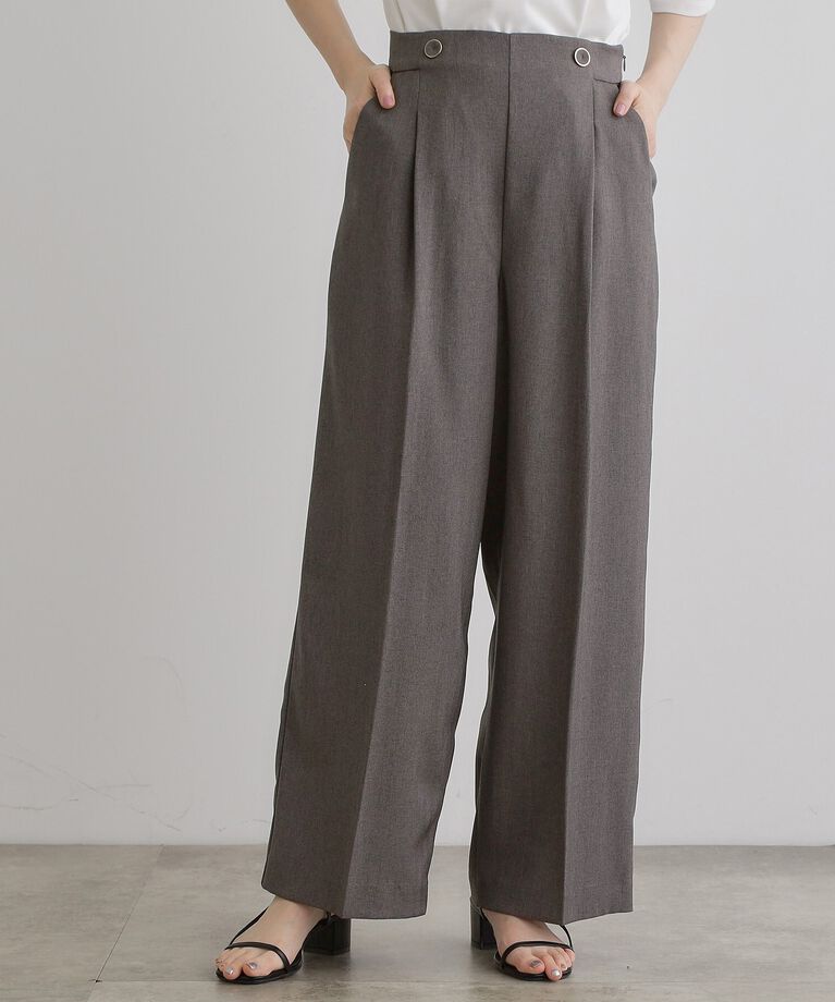 grove「2WAYショルダーストラップワイドパンツ」|その他|