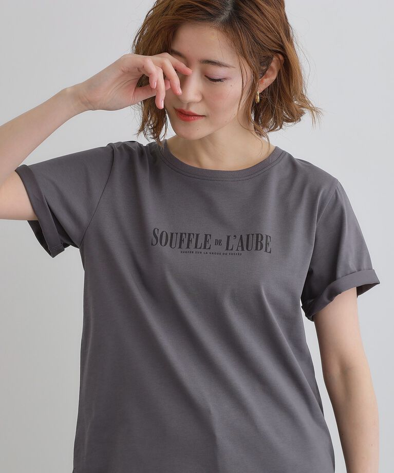 grove「【UVカット・接触冷感】ベーシックロゴTシャツ」|Tシャツ・カットソー|