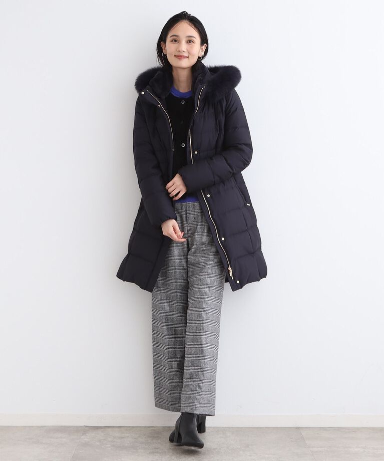 INDIVI「【名品／撥水／抗菌防臭】ロング リサイクルダウンコート」|ダウン|