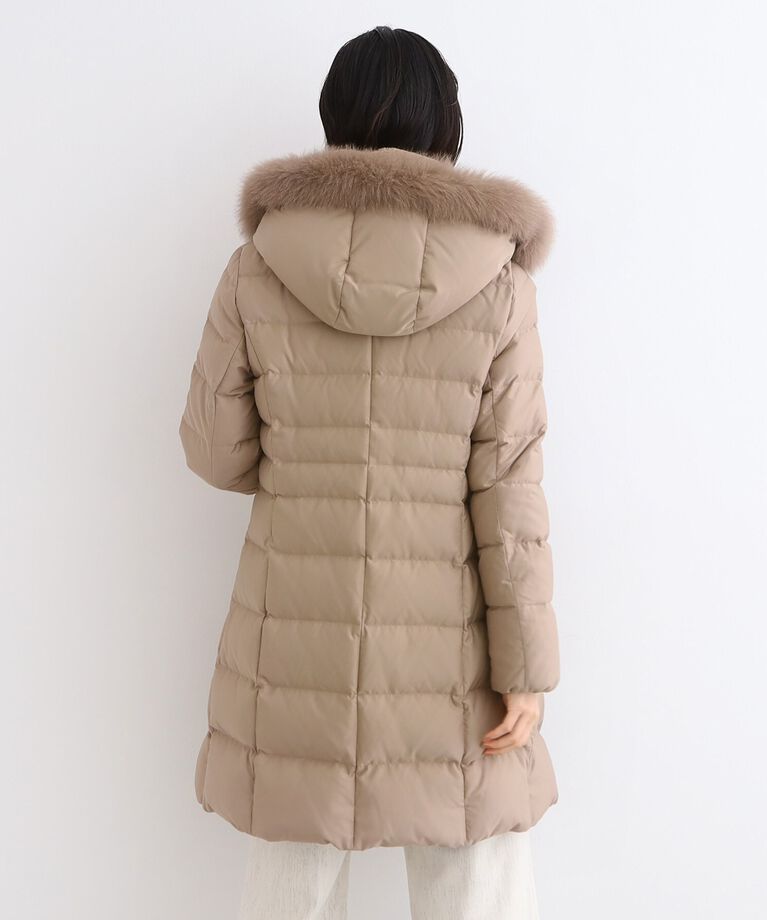 INDIVI「【名品／撥水／抗菌防臭】ロング リサイクルダウンコート」|ダウン|