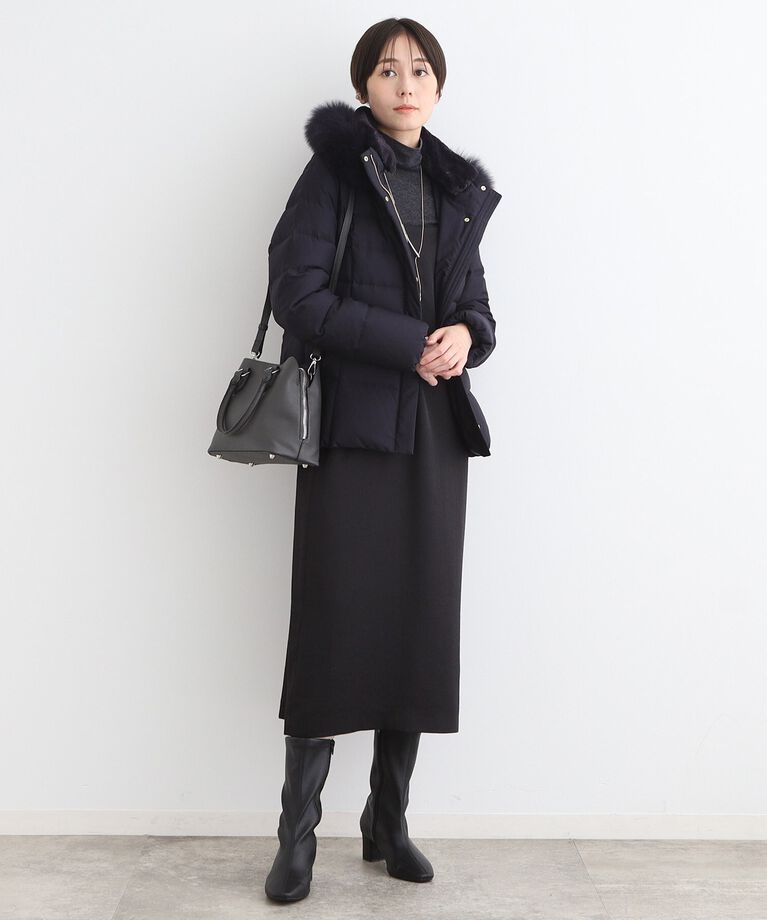 INDIVI「【名品／撥水／抗菌防臭】ショート リサイクルダウンコート」|ダウン|
