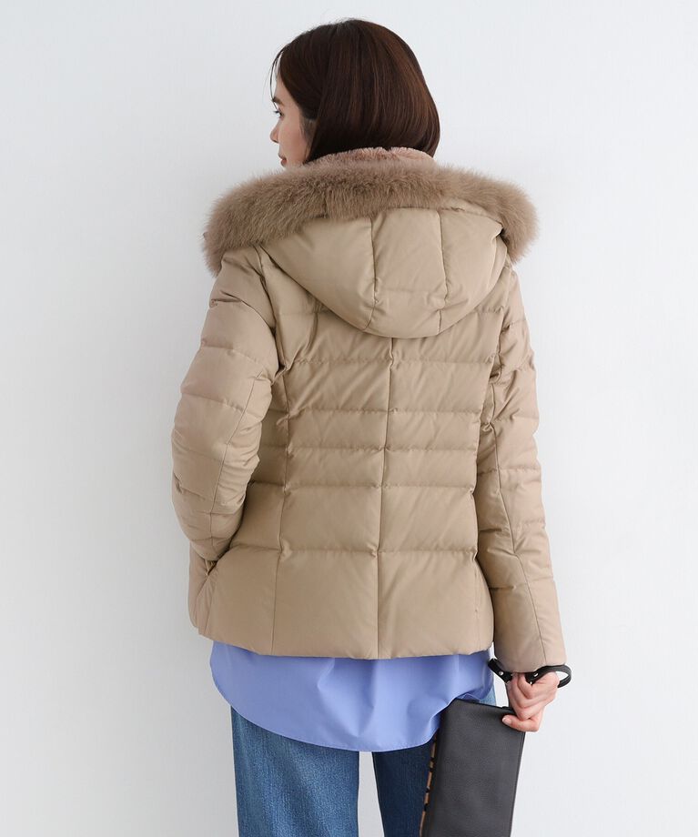 INDIVI「【名品／撥水／抗菌防臭】ショート リサイクルダウンコート」|ダウン|