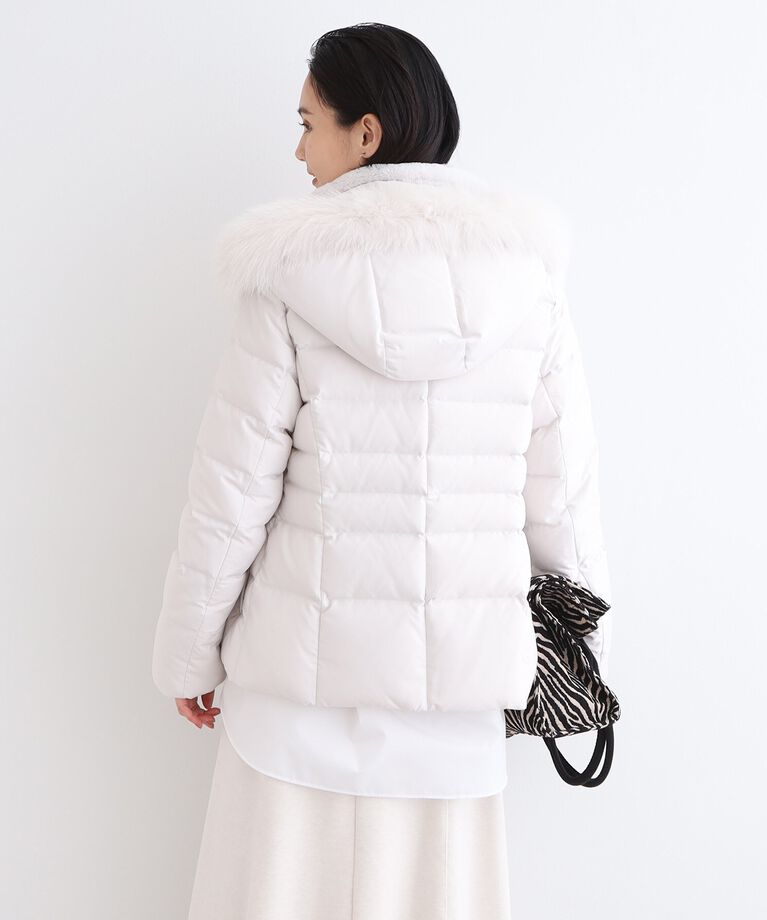 INDIVI「【名品／撥水／抗菌防臭】ショート リサイクルダウンコート」|ダウン|