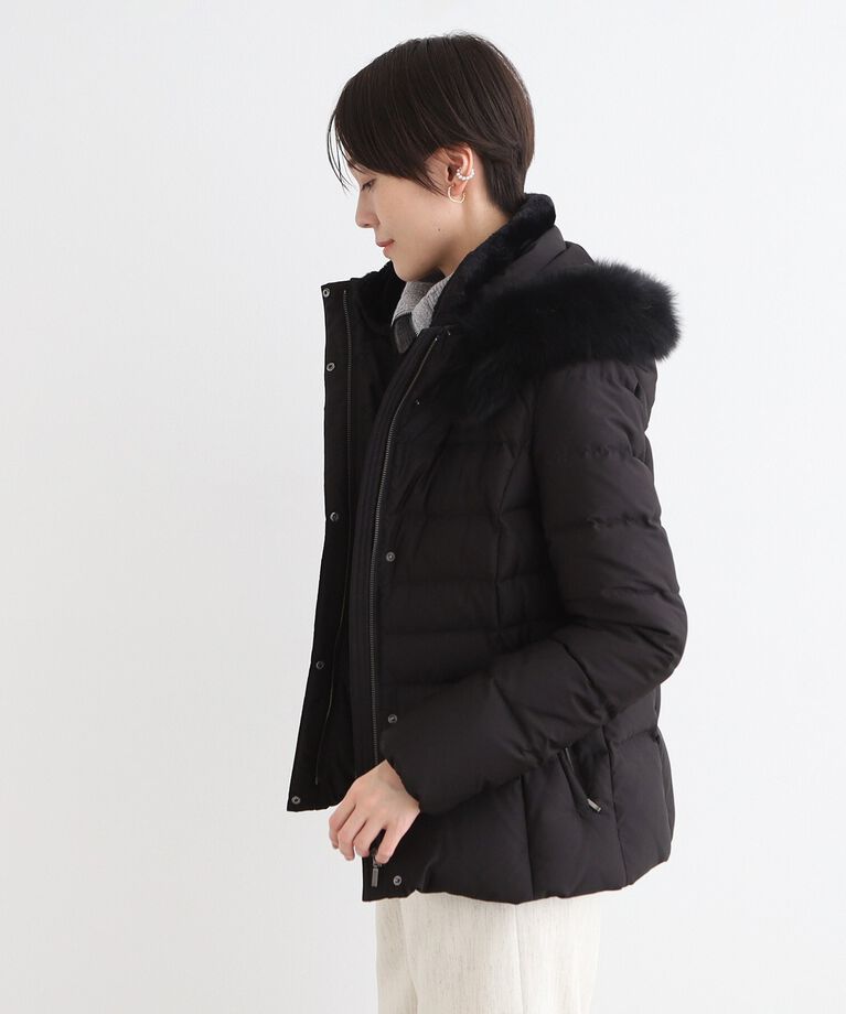INDIVI「【名品／撥水／抗菌防臭】ショート リサイクルダウンコート」|ダウン|