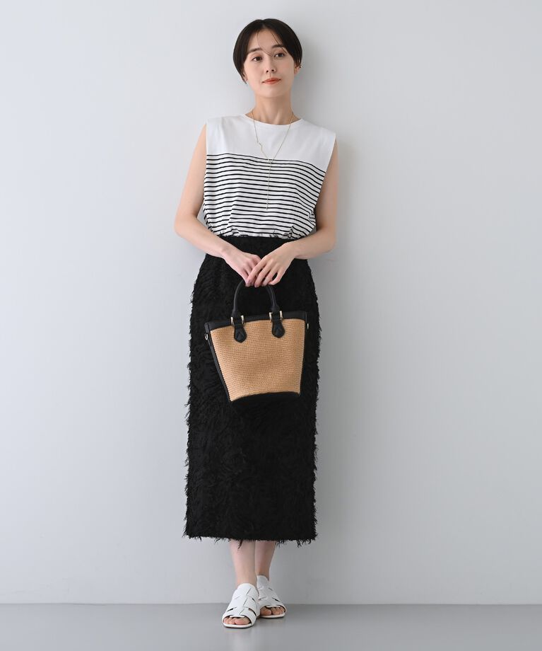 INDIVI「【洗える】きれいめノースリーブトップス」|Tシャツ・カットソー|