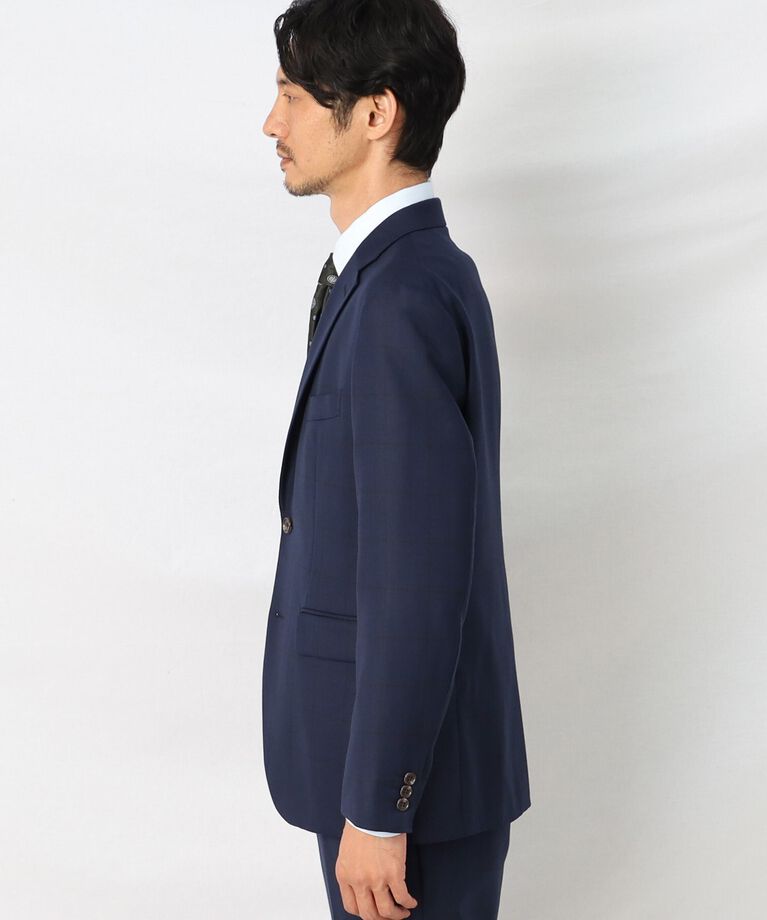 TAKEO KIKUCHI「シャイニー ウインドウペン ジャケット」|テーラードジャケット|