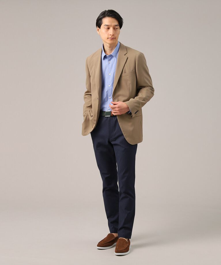 TAKEO KIKUCHI「【Made in JAPAN】播州織 ヘリンボン ストレート パンツ」|その他|