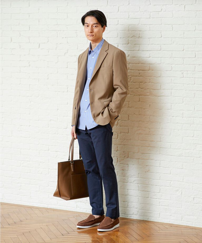 TAKEO KIKUCHI「【Made in JAPAN】播州織 ヘリンボン ストレート パンツ」|その他|