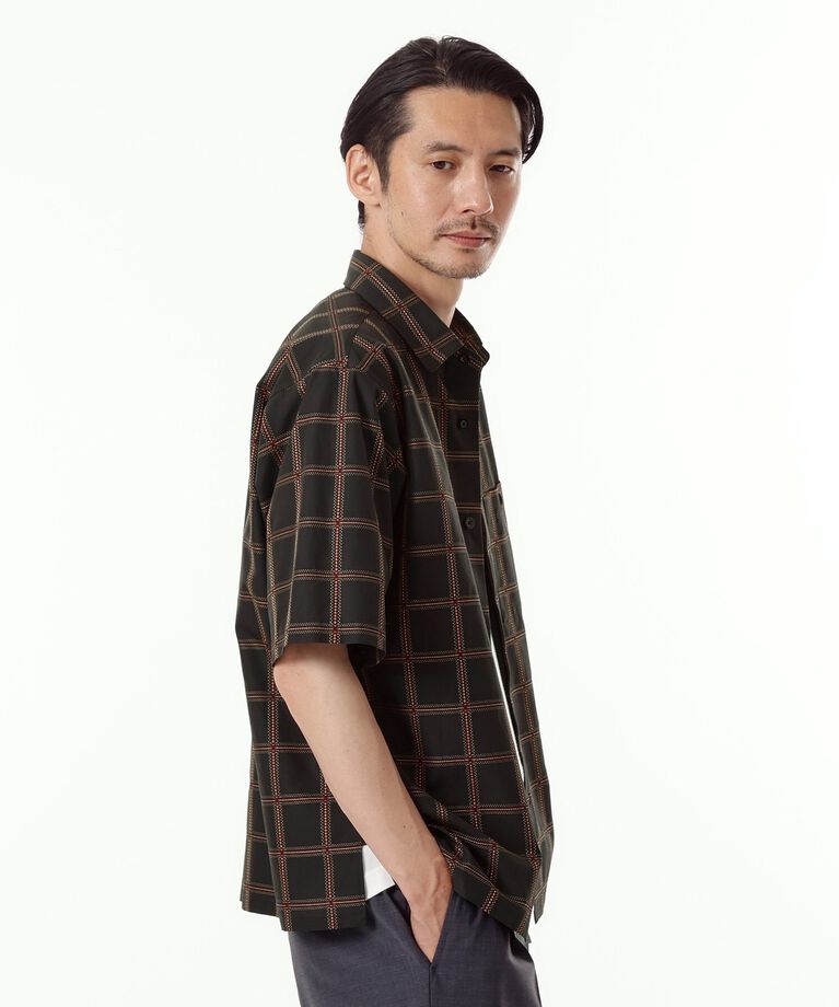TAKEO KIKUCHI「【THE FLAGSHIP】アーカイブ ドビーチェック 半袖シャツ」|シャツ・ブラウス|