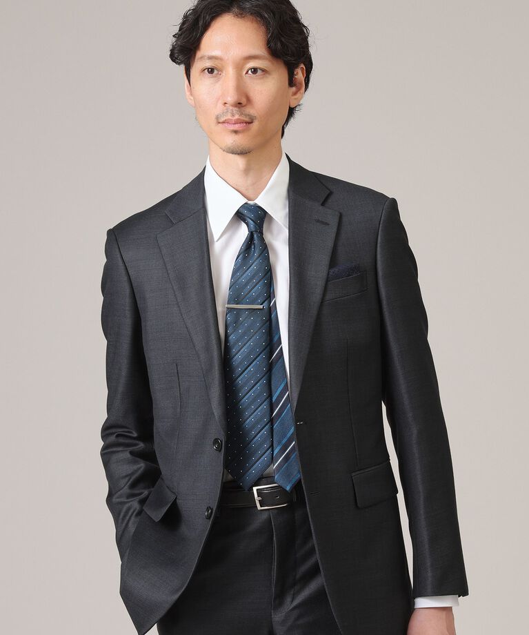 TAKEO KIKUCHI「【BOXセット】シャドーストピンドットネクタイ＆タイバー　セット」|ネクタイ・蝶ネクタイ|