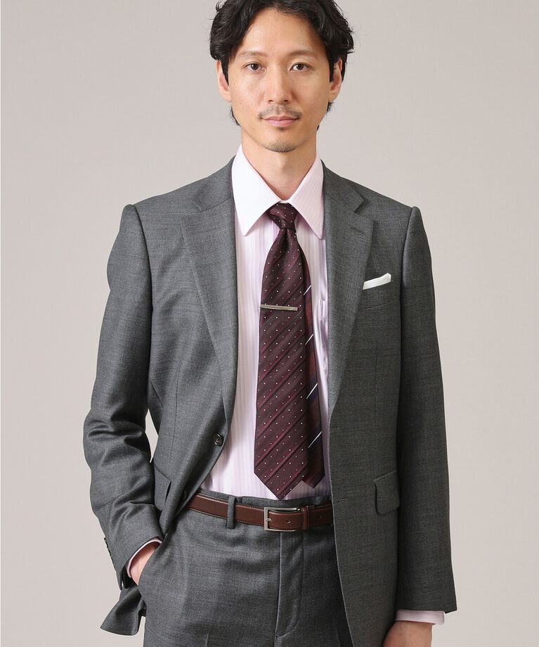 TAKEO KIKUCHI「【BOXセット】シャドーストピンドットネクタイ＆タイバー　セット」|ネクタイ・蝶ネクタイ|