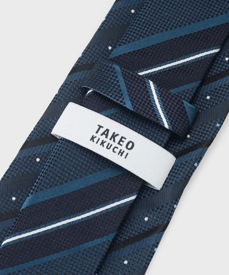 TAKEO KIKUCHI「【BOXセット】シャドーストピンドットネクタイ＆タイバー　セット」|ネクタイ・蝶ネクタイ|