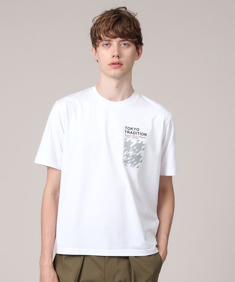TAKEO KIKUCHI「プリント Tシャツ」|Tシャツ・カットソー|ﾎﾜｲﾄ(001)