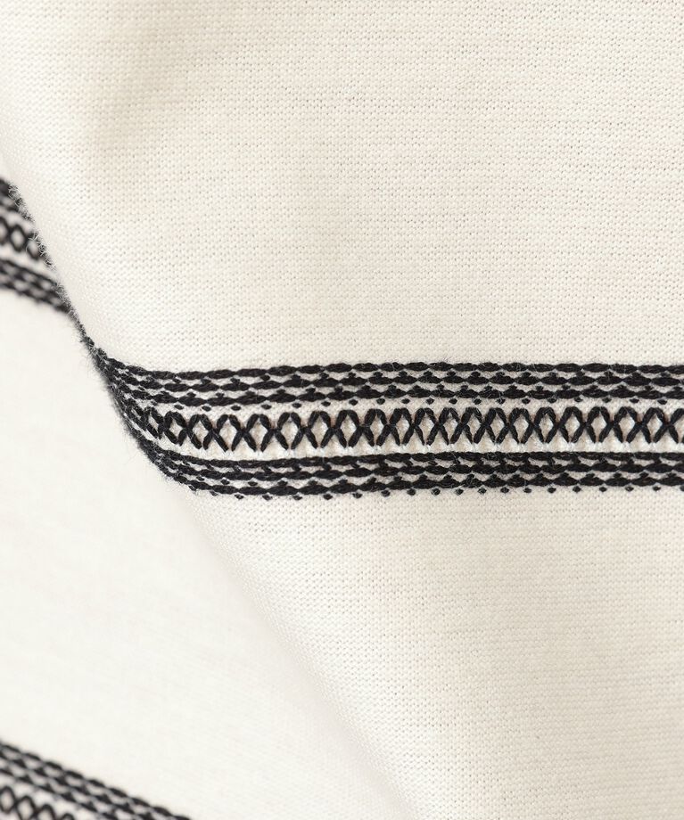 TAKEO KIKUCHI「【7分袖/Made in JAPAN】カラミ ボーダーカットソー」|Tシャツ・カットソー|