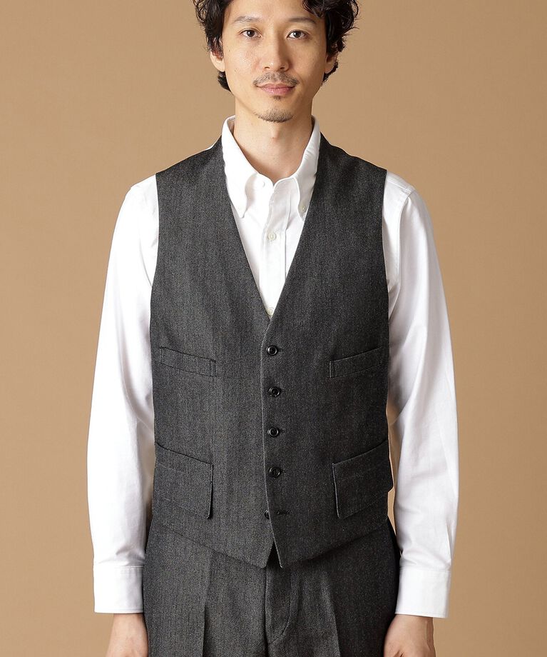 40CARATS&525「【3ピース対応/Made in JAPAN】525DENIM べスト」|ベスト・ジレ|