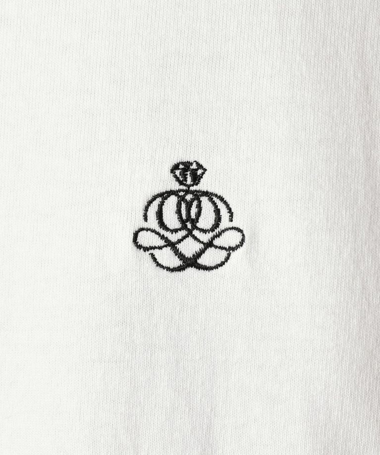 40CARATS&525「＆マーク刺繍長袖Tシャツ」|Tシャツ・カットソー|