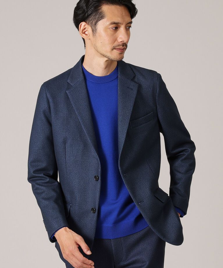 TAKEO KIKUCHI「【DOWN FABRIC】ダウンファブリック テーラード ジャケット / セットアップ対応」|テーラードジャケット|ﾌﾞﾙｰ(193)