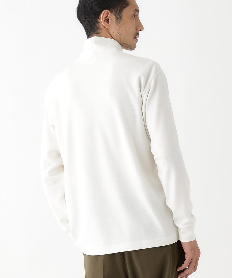 TAKEO KIKUCHI「【THE FLAGSHIP】ウール混 オフネック プルオーバー」|Tシャツ・カットソー|