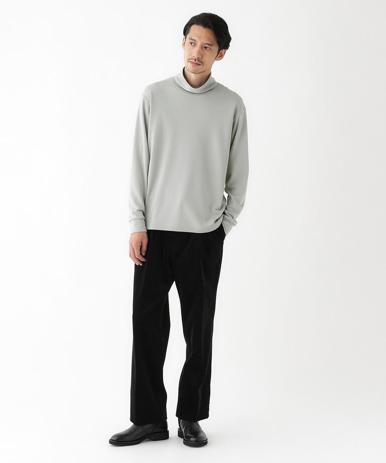 TAKEO KIKUCHI「【THE FLAGSHIP】ウール混 オフネック プルオーバー」|Tシャツ・カットソー|