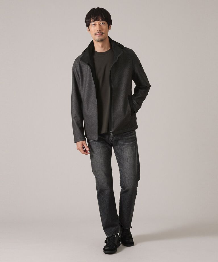 TAKEO KIKUCHI「【DOWN FABRIC】ダウンファブリック　フード ZIP UP　ブルゾン」|ブルゾン・スタジャン|