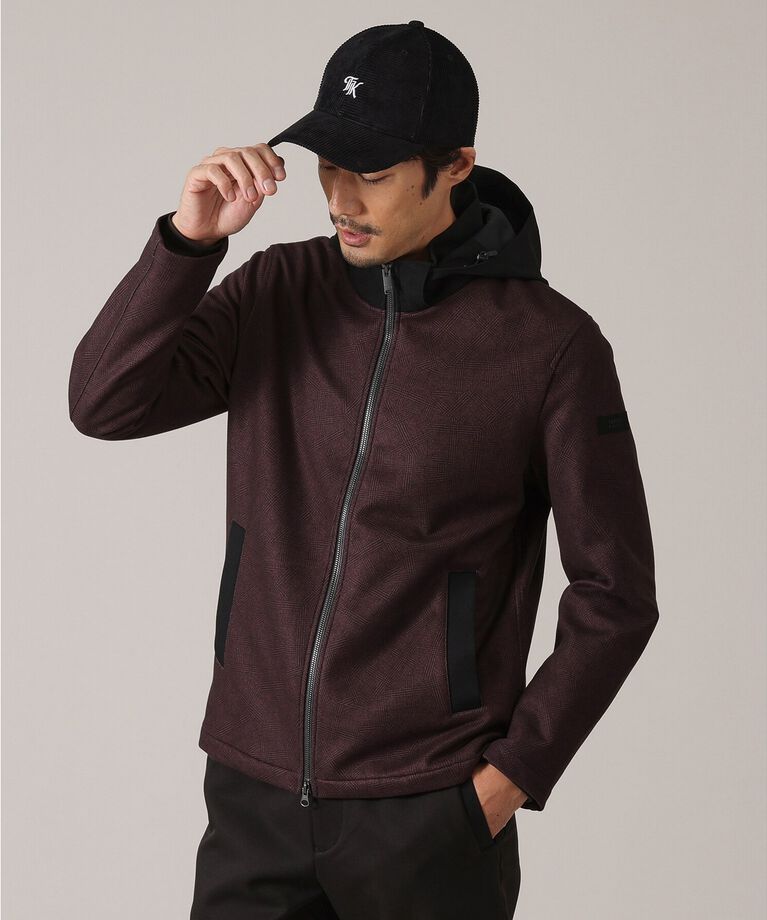 TAKEO KIKUCHI「【DOWN FABRIC】ダウンファブリック　フード ZIP UP　ブルゾン」|ブルゾン・スタジャン|