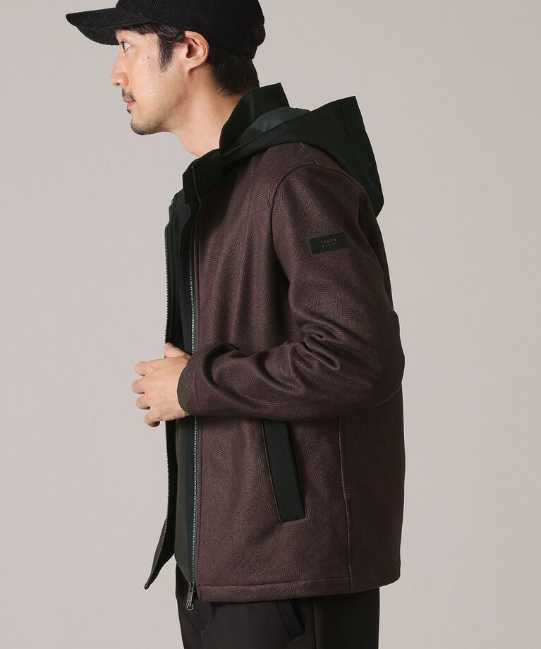 TAKEO KIKUCHI「【DOWN FABRIC】ダウンファブリック　フード ZIP UP　ブルゾン」|ブルゾン・スタジャン|