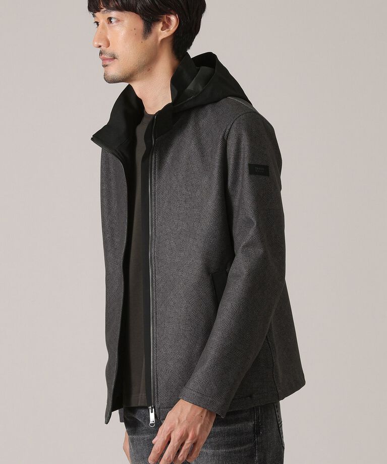 TAKEO KIKUCHI「【DOWN FABRIC】ダウンファブリック　フード ZIP UP　ブルゾン」|ブルゾン・スタジャン|