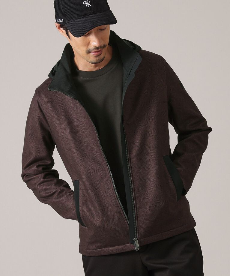TAKEO KIKUCHI「【DOWN FABRIC】ダウンファブリック　フード ZIP UP　ブルゾン」|ブルゾン・スタジャン|ﾎﾞﾙﾄﾞｰ(464)