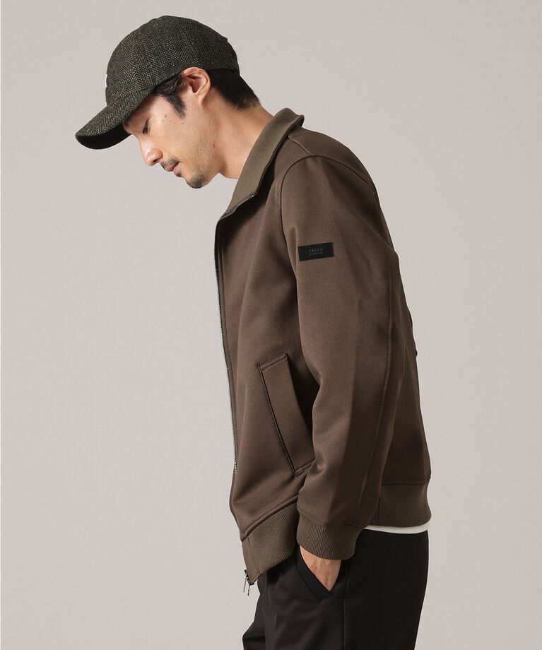TAKEO KIKUCHI「【DOWN FABRIC】ダウンファブリック ZIP UP リブブルゾン」|ブルゾン・スタジャン|