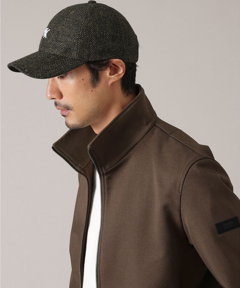 TAKEO KIKUCHI「【DOWN FABRIC】ダウンファブリック ZIP UP リブブルゾン」|ブルゾン・スタジャン|