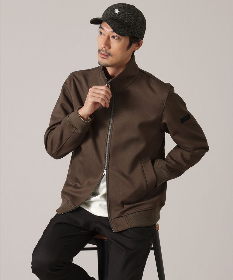TAKEO KIKUCHI「【DOWN FABRIC】ダウンファブリック ZIP UP リブブルゾン」|ブルゾン・スタジャン|