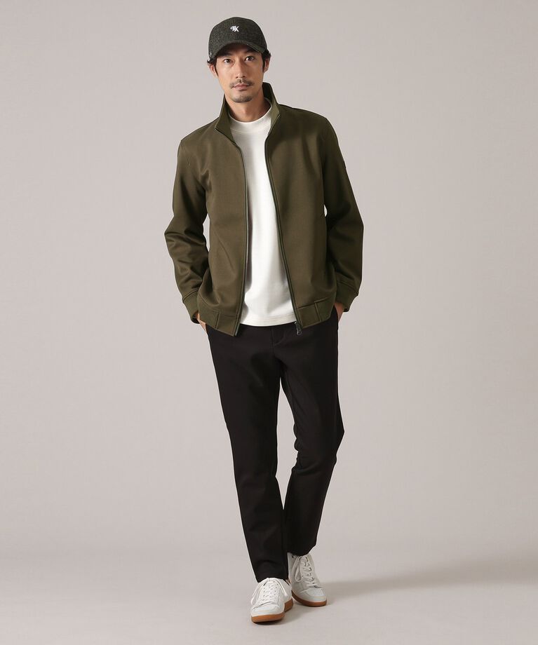 TAKEO KIKUCHI「【DOWN FABRIC】ダウンファブリック ZIP UP リブブルゾン」|ブルゾン・スタジャン|